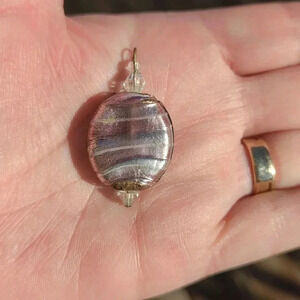 Glass Necklace Charm